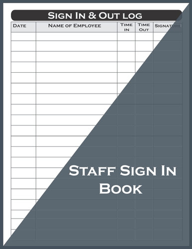 Staff sign book employee - sign,