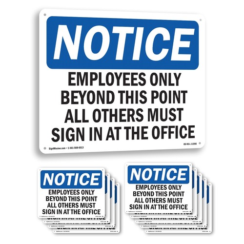 Employees only beyond this - beyond,