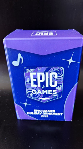 Epic games holiday - epic, ornament