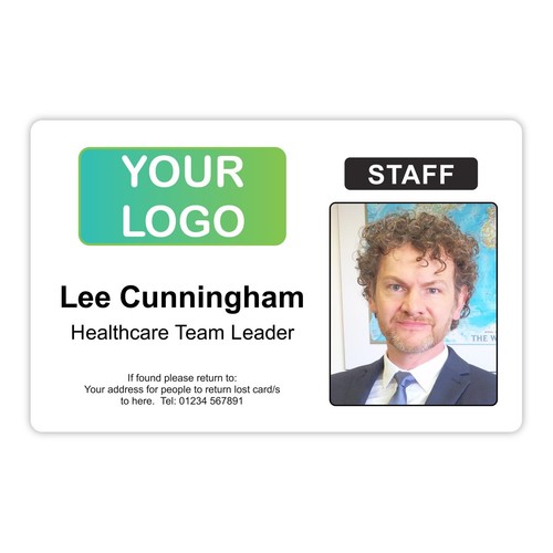 Staff badges plastic - staff,