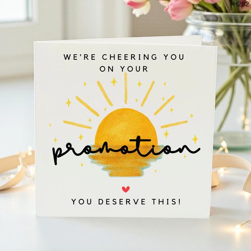 Promotion card congrats new - card,