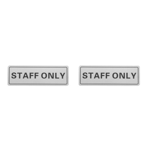 Silver aluminum employee - employee, only