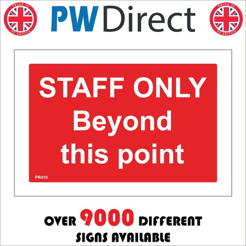 Sign staff only - staff,