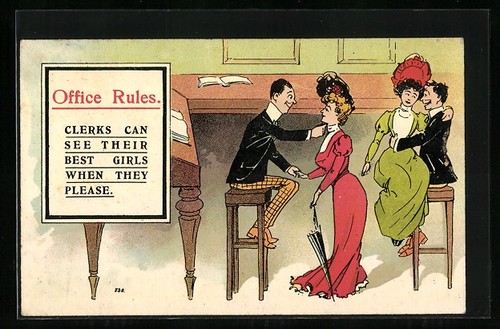Postcard employees an - postcard:,