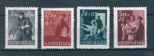 Croatia 1945 postal employees - postal, employees'