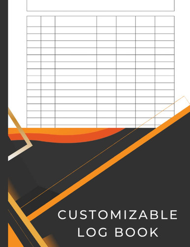 Customizable log book debit - book,