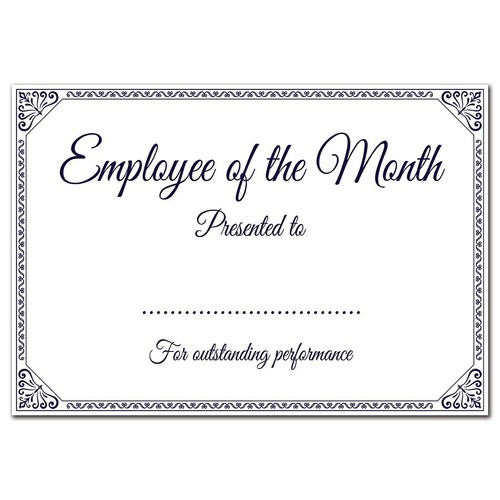 Employee the month - month, a5