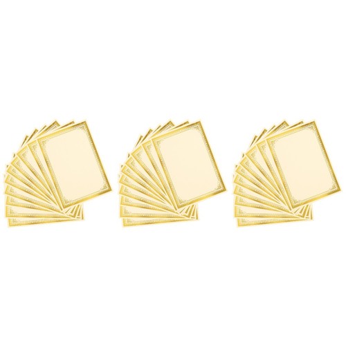Golden certificate inner paper - certificate,