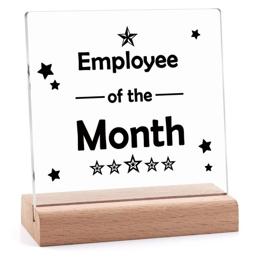 Employee the month sign - of,