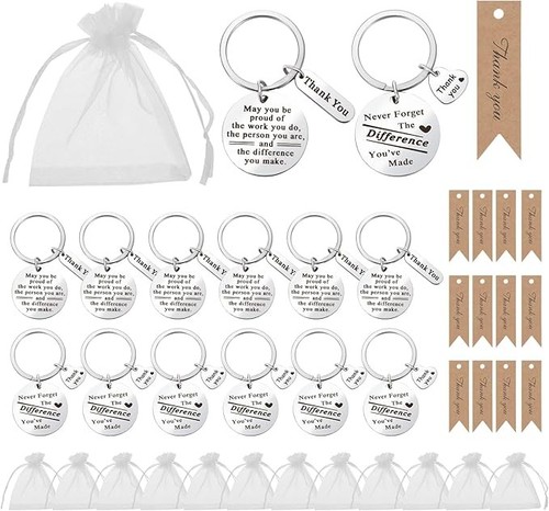 Set thank you keychain - thank,
